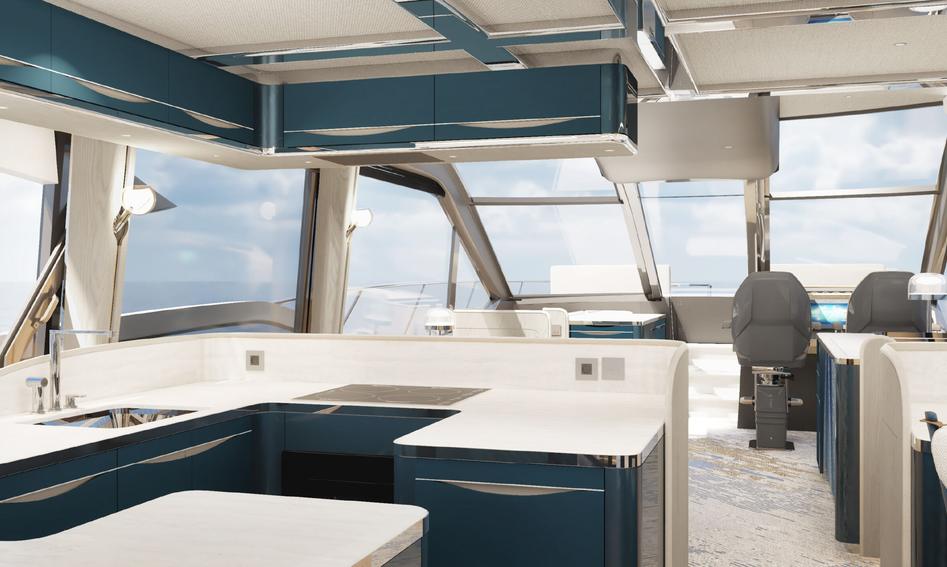 Galeon 640 Fly Mk3, Interior