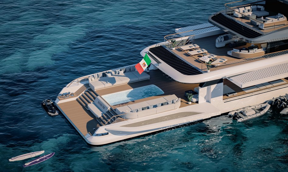 Benetti B.Yond 57M, Beach Club