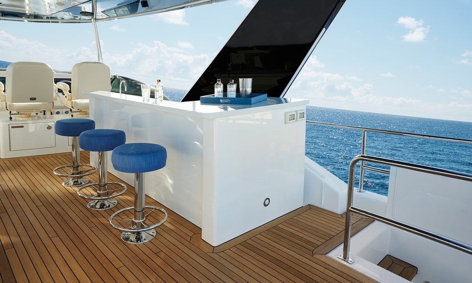 Hatteras M75 Panacera, Fly Deck/Sportdeck