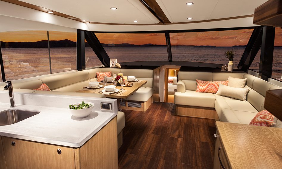 Riviera 57 Enclosed Flybridge, Interior