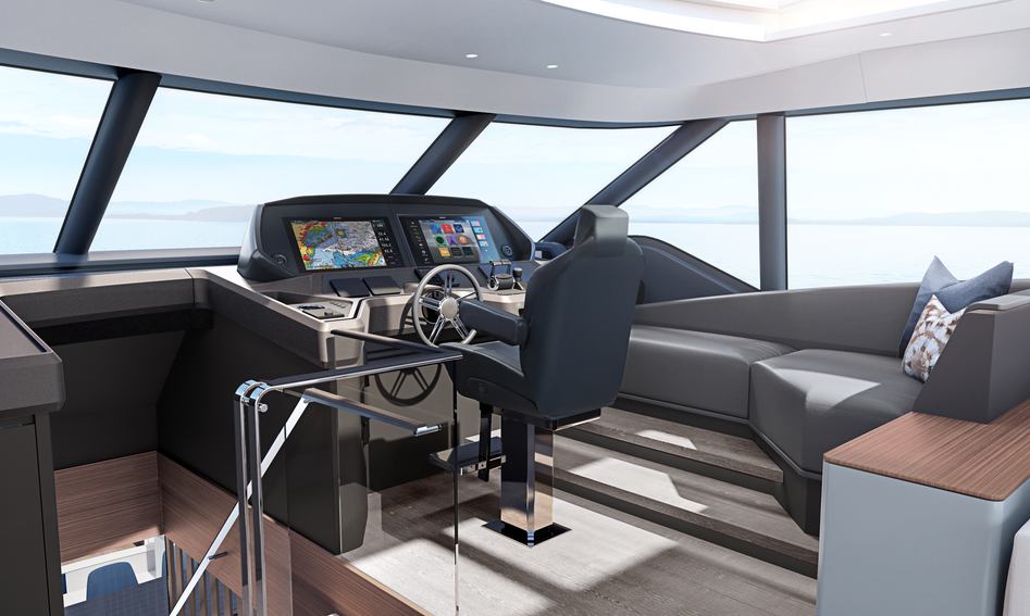 Sunseeker Ocean 156, Helm Station