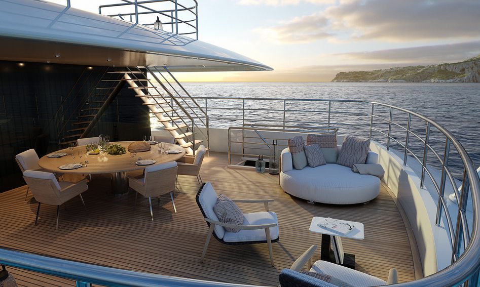 Heesen 55m Steel  Mk2, Deck Area