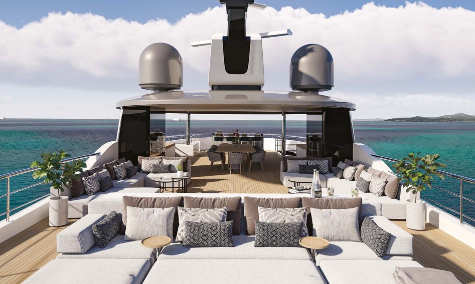 Benetti B.Century 55M Three-Deck, Fly Deck/Sportdeck