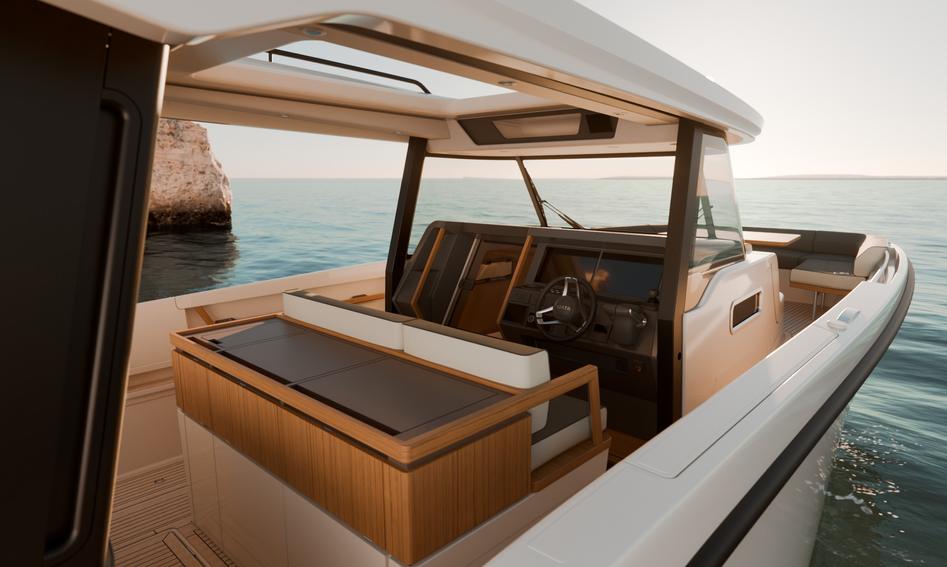 AIATA Sunfinder 38 , Helm Station