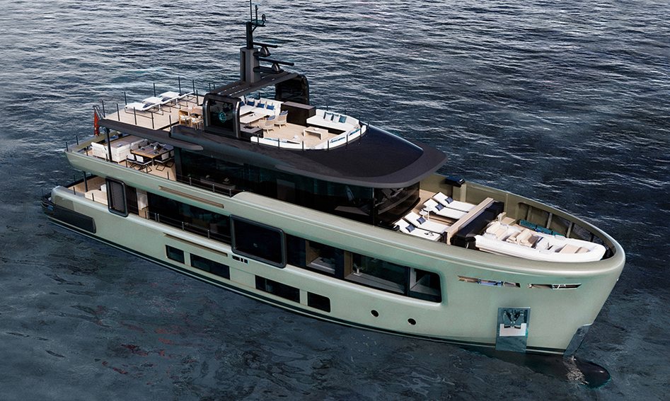Cantiere delle Marche Raw 102 , Fly Deck/Sportdeck