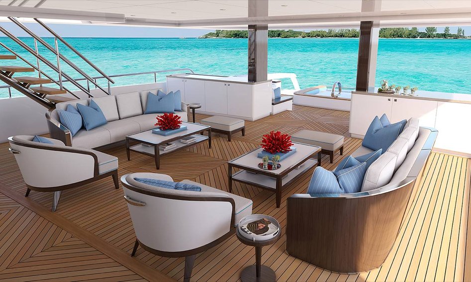 Burger 180, Deck Area
