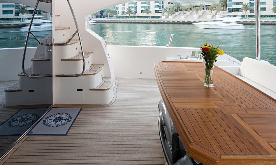 Gulf Craft Majesty 77 Mk2, Deck Area