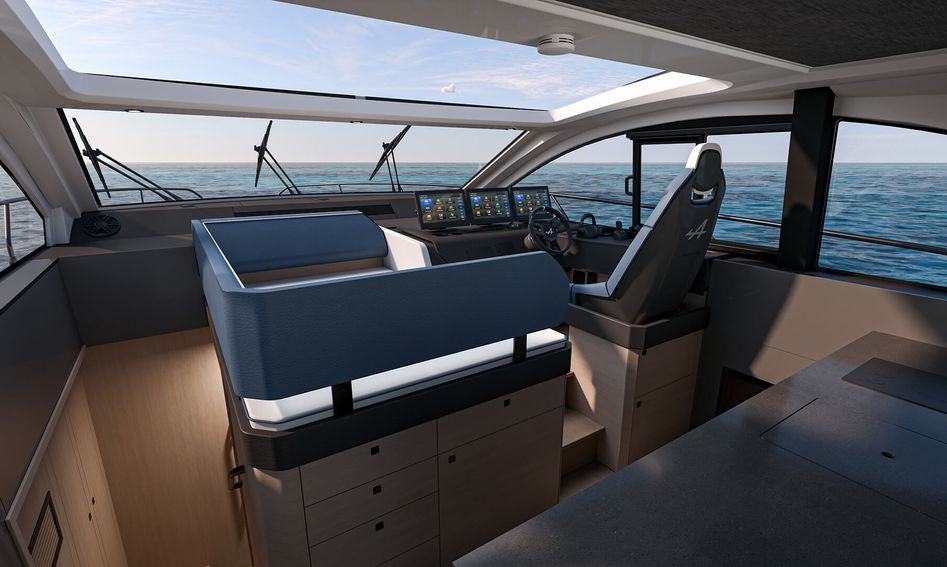 Beneteau Gran Turismo 50 Mk2, Helm Station