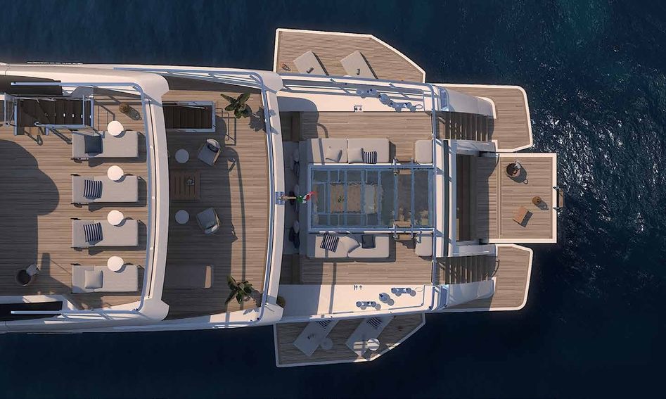 Sanlorenzo 52 Steel NEO  Mk2, Deck Area