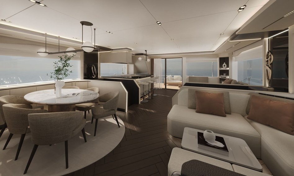 Bering Yachts BC60 , Interior