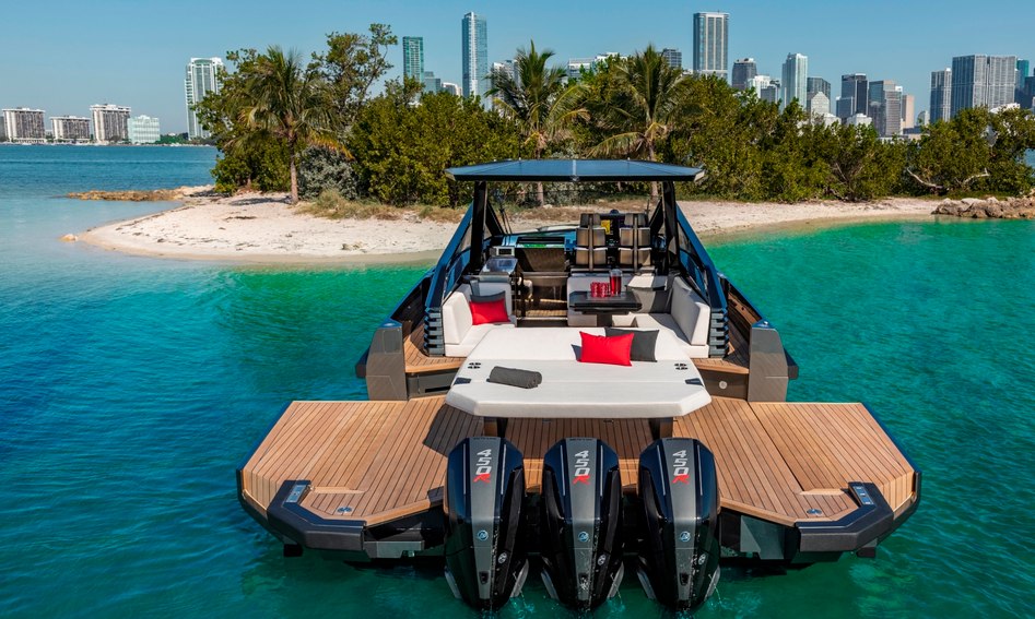 Wally wallytender43X, Deck Area