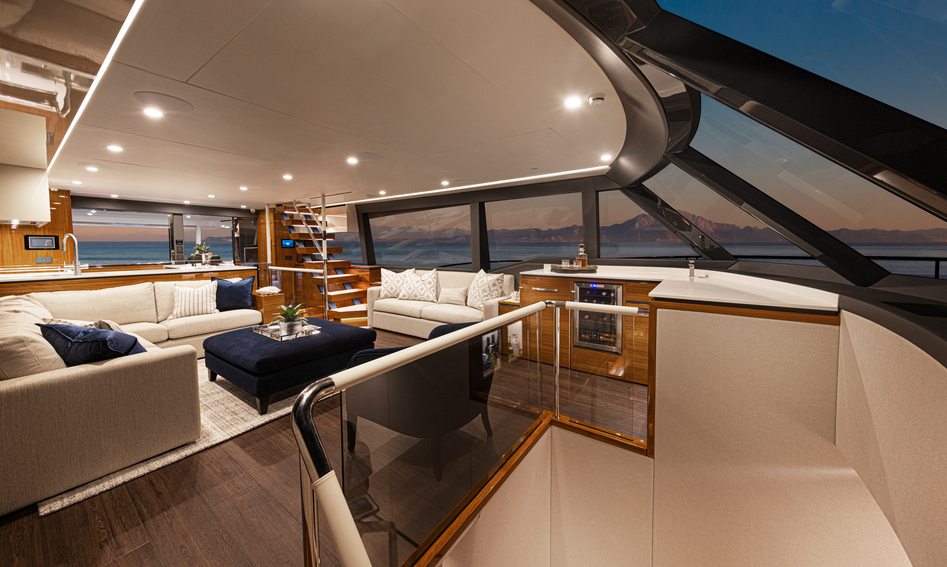 Riviera 78 Motor Yacht Open Bridge Deck, Interior