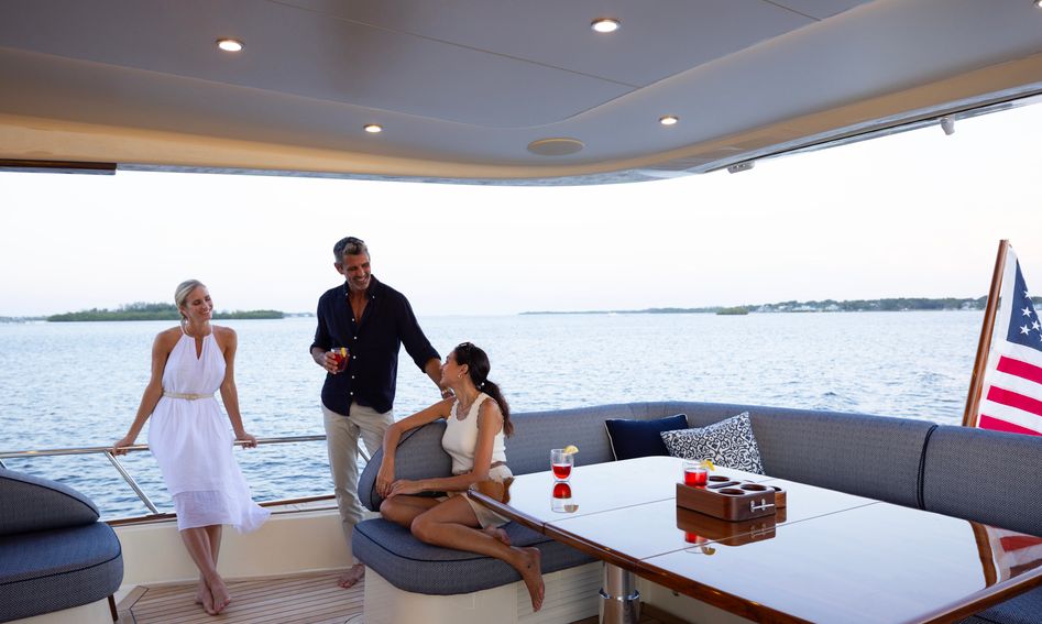 Palm Beach PB85 Sedan , Deck Area