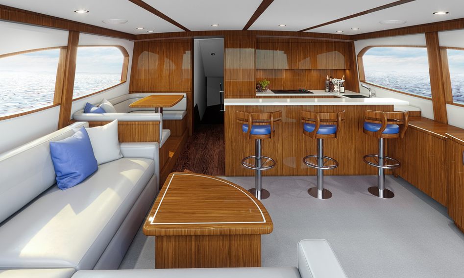 Hatteras GT65 Carolina, Interior