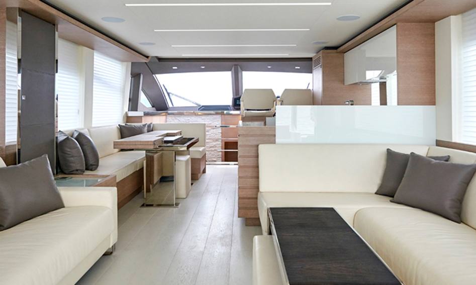 Astondoa 66 Flybridge Mk1, Interior