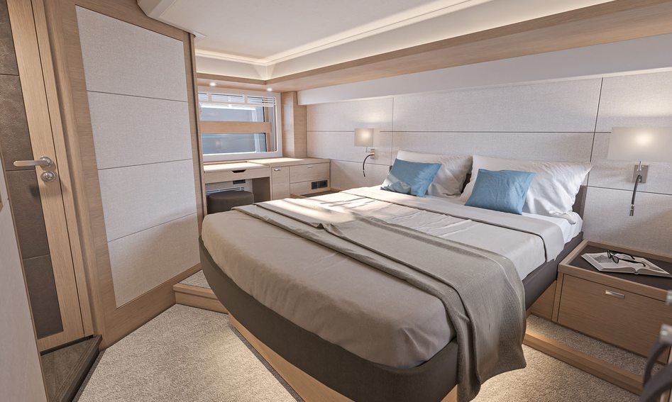 Beneteau Swift Trawler 54, Accommodation