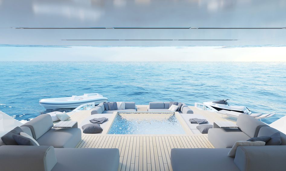 Wider Yachts 135, Deck Area