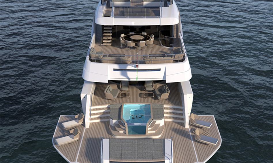 Wider Yachts 170, Beach Club