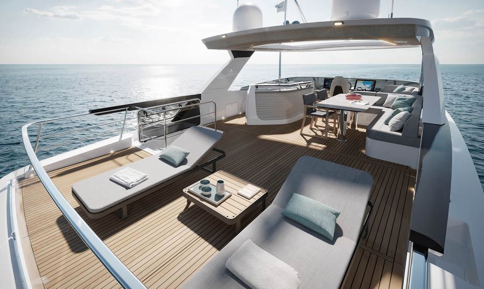 Absolute Navetta 66 , Fly Deck/Sportdeck