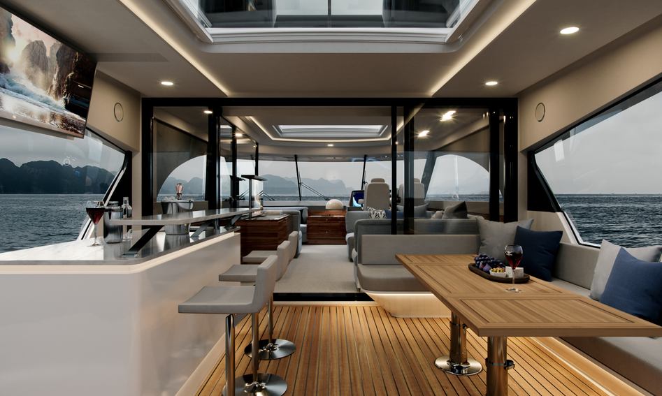 Maritimo M75, Fly Deck/Sportdeck