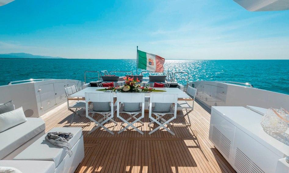 Mangusta 110, Deck Area