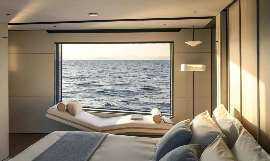 Azimut Grande Trideck Mk2, Accommodation