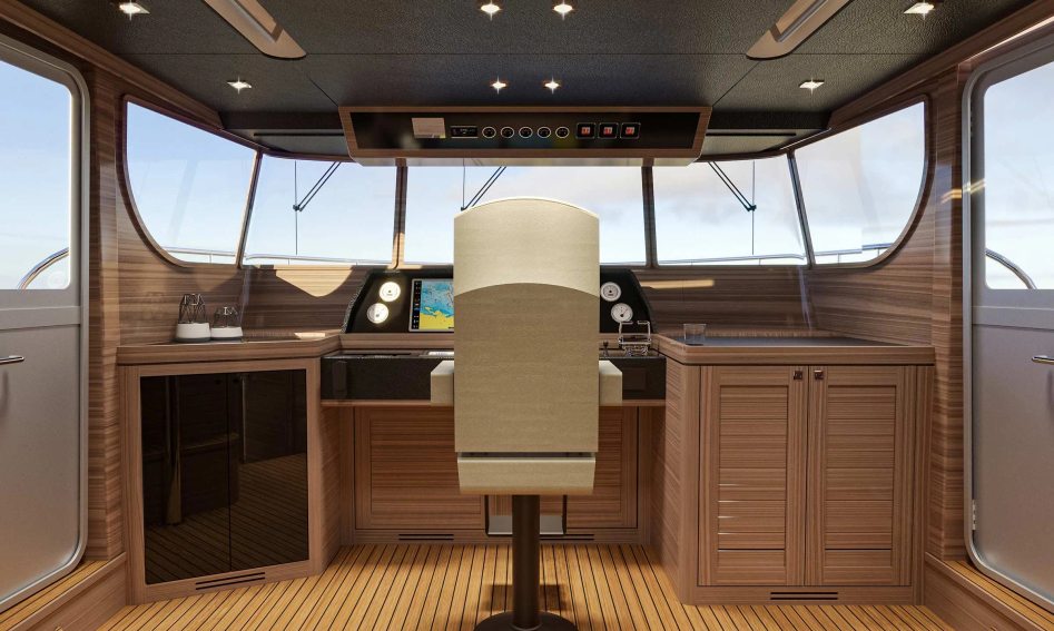 Nordhavn N46  Gen 2, Helm Station