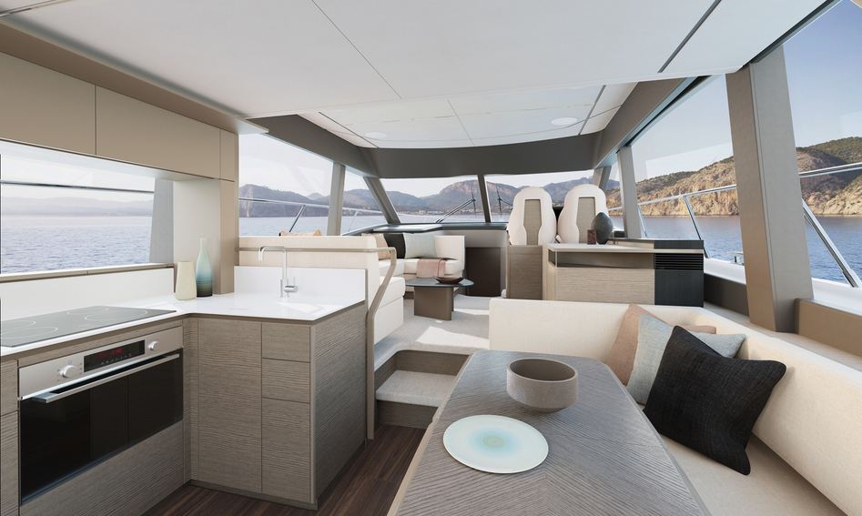 Princess F54, Interior