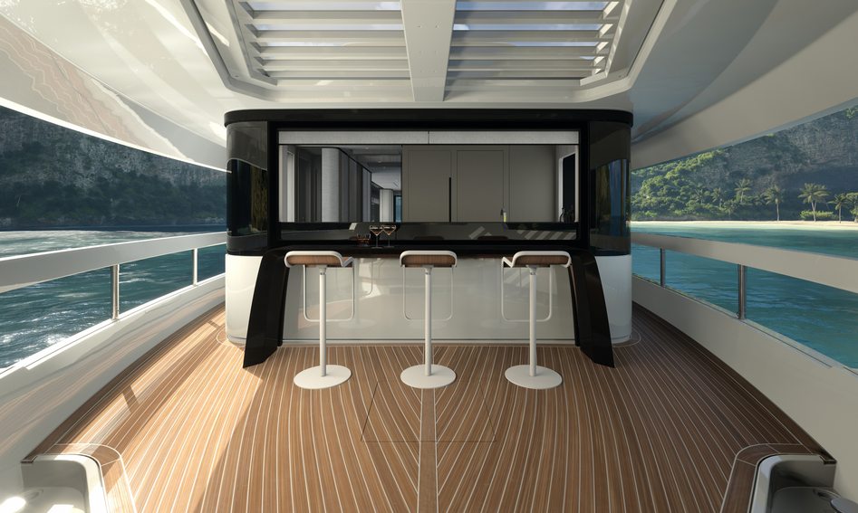 Ferretti Yachts INFYNITO 80, Deck Area