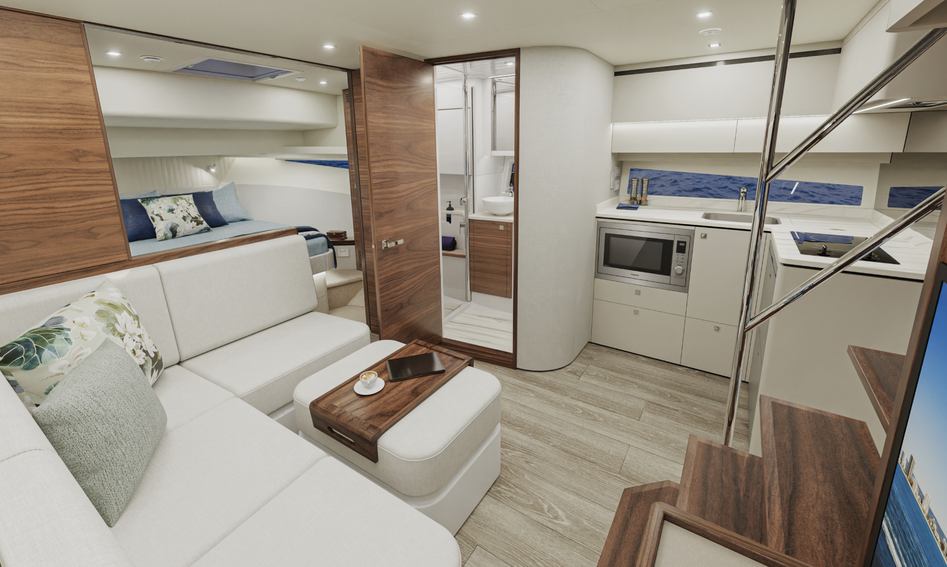 Riviera 4300 Sports Express , Interior