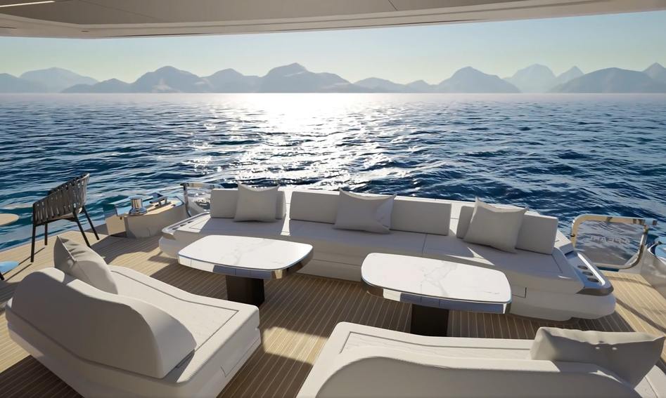 Pearl 100 Hybrid, Deck Area