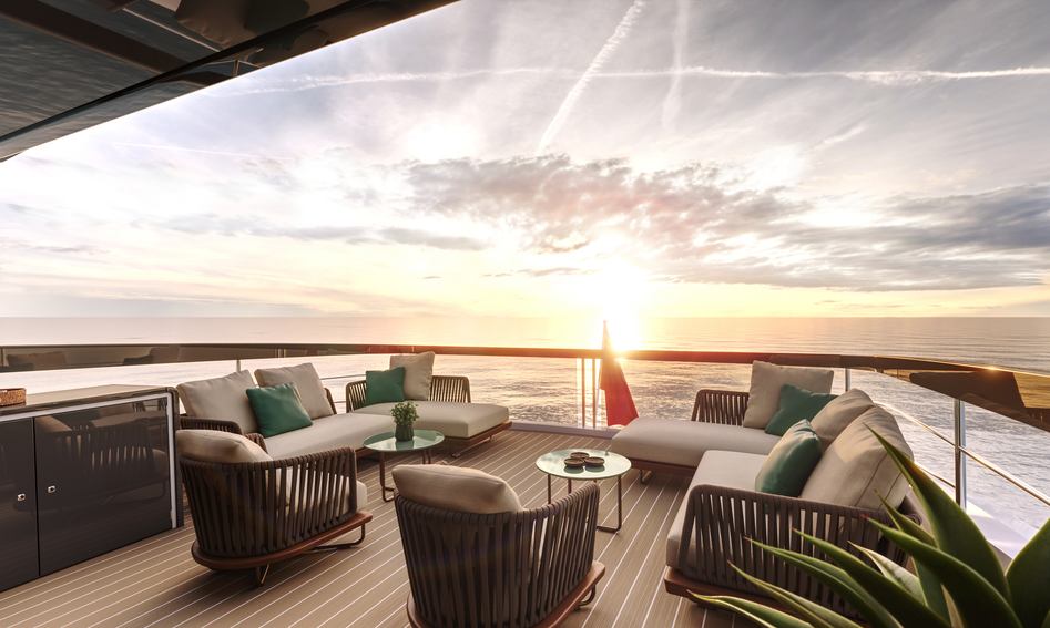 Sunseeker Ocean 156, Deck Area