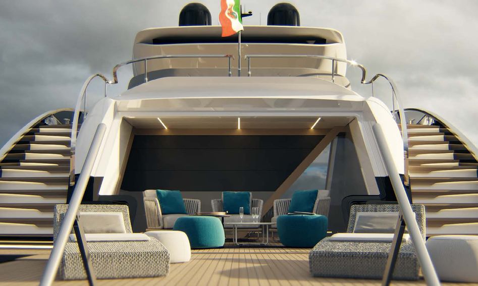 Mangusta 165 REV, Beach Club