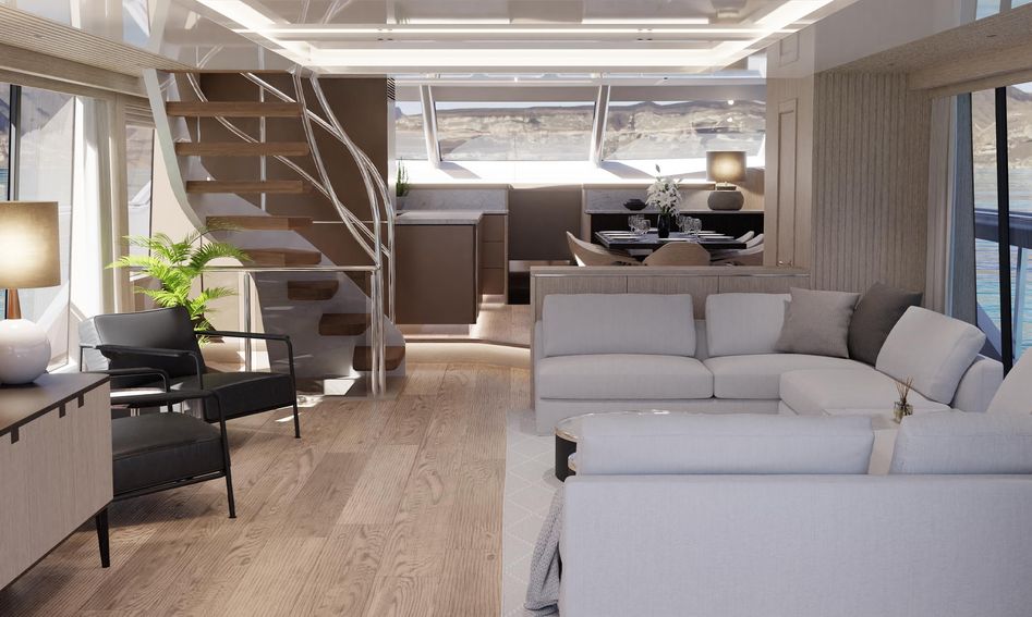 Sunseeker 90 Ocean Enclosed, Interior