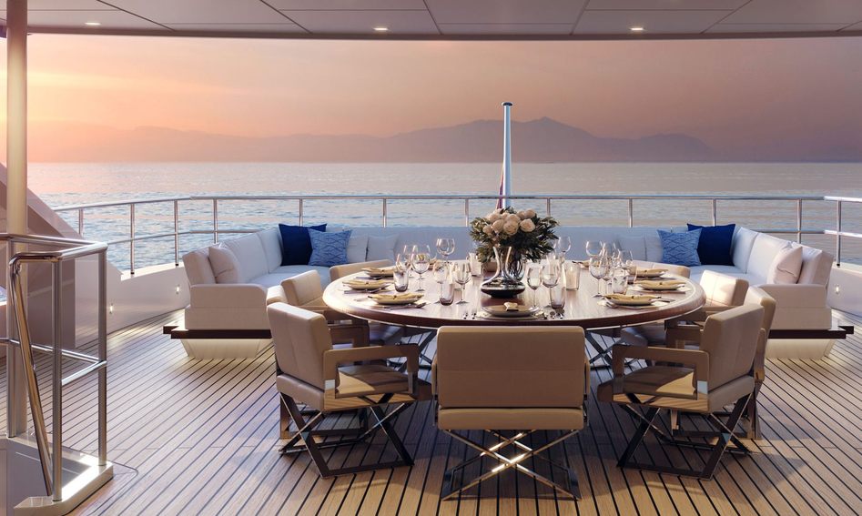 Heesen 5000 Aluminium Mk1, Deck Area