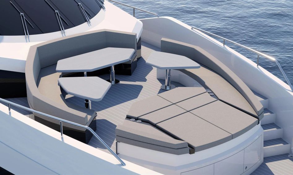 Sunseeker Ocean 460, Deck Area