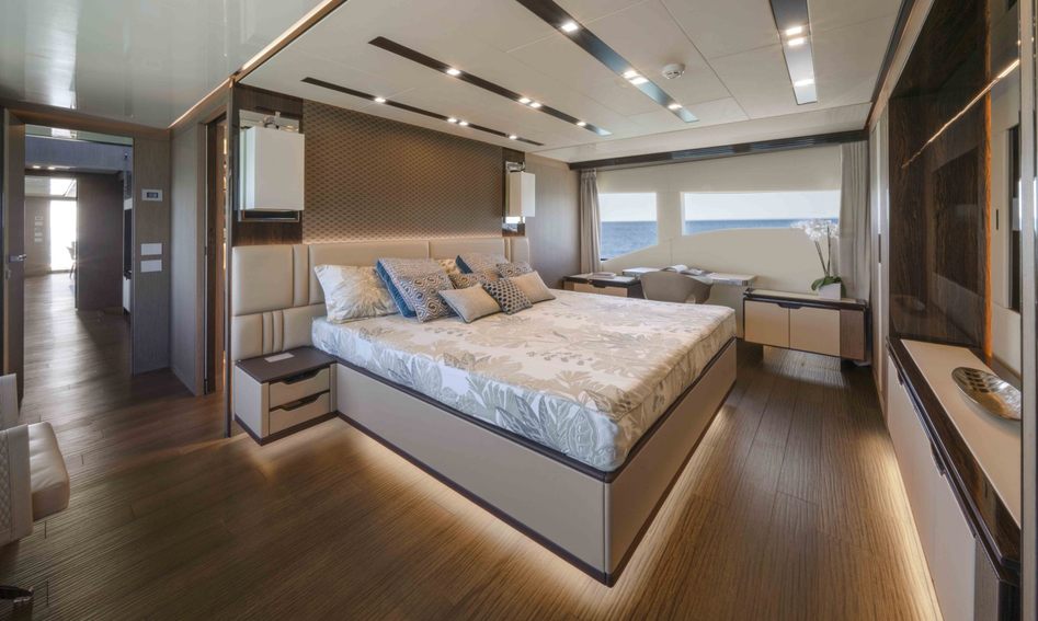 Maiora 30 Flybridge Mk2, Accommodation