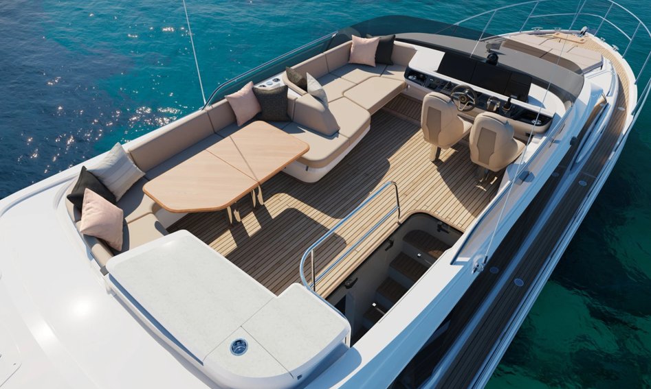 Princess F54, Fly Deck/Sportdeck