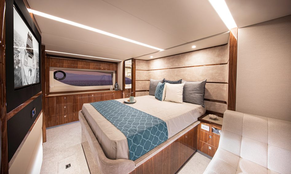 Riviera 64 Sports Motor Yacht, Accommodation