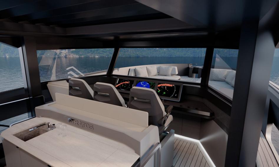 Stratos Dutch Built 75 , Helm Station