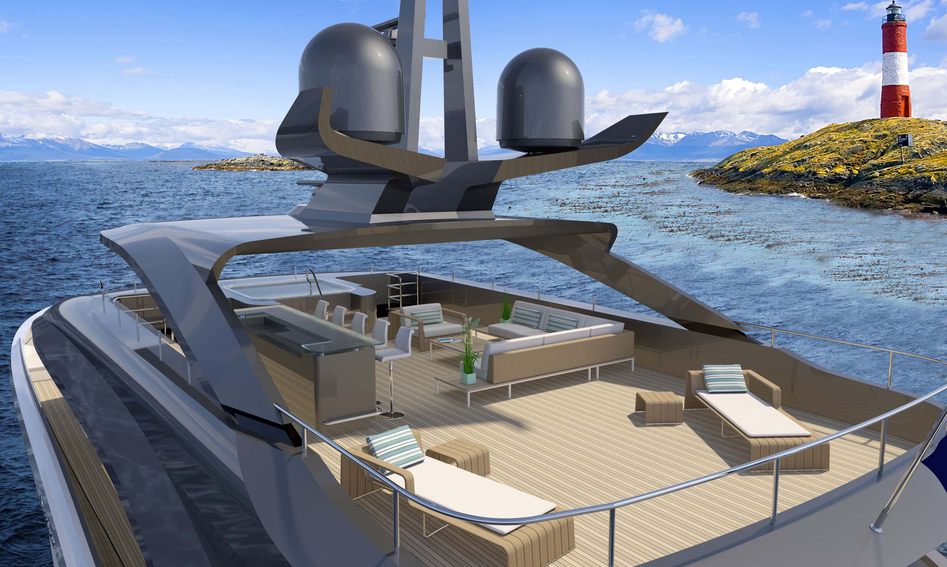 Moonen Yachts Navarino, Fly Deck/Sportdeck
