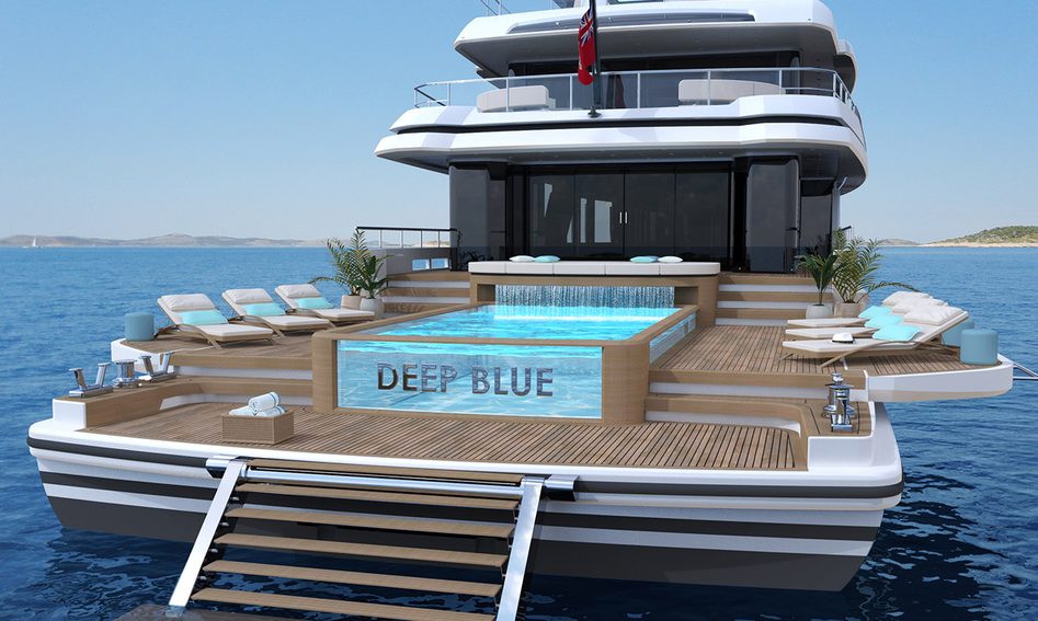 Cantiere delle Marche Deep Blue 130 , Beach Club