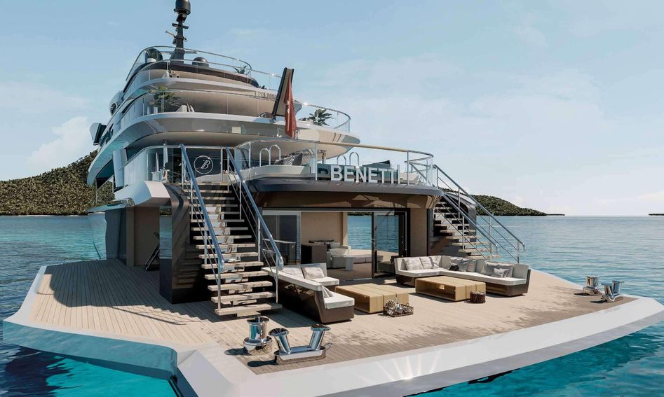 Benetti B.Century 75M, Beach Club