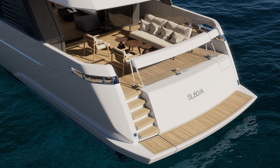 Sanlorenzo SL80 Asymmetric, Deck Area