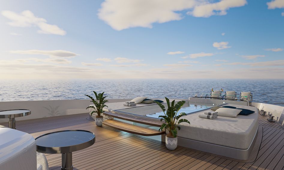 Columbus Atlantique 43MT/3, Deck Area