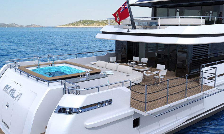 Cantiere delle Marche Deep Blue 141 , Deck Area