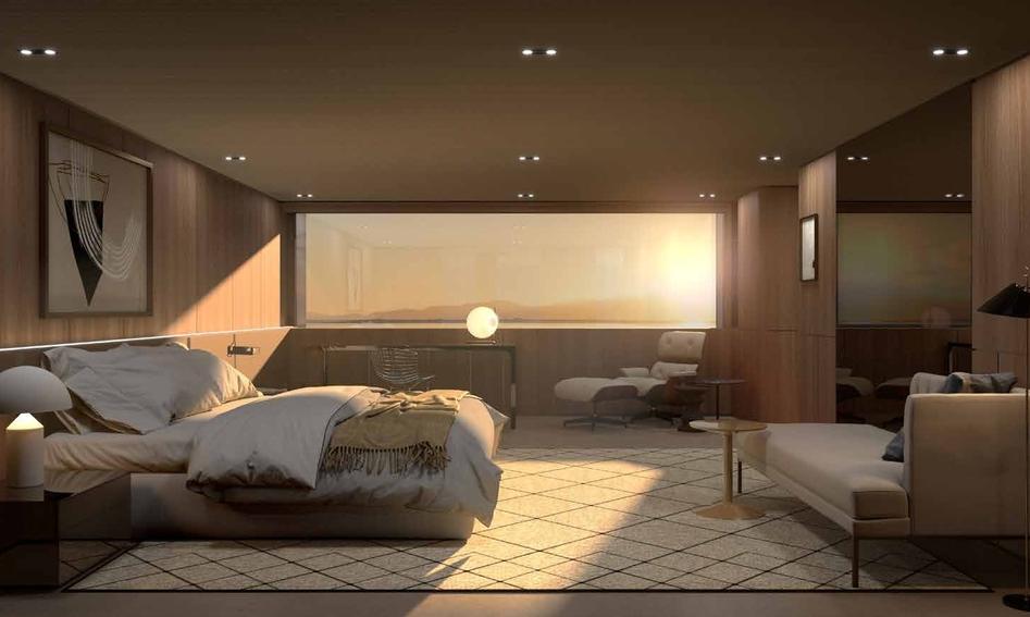 Sanlorenzo 52 Steel NEO  Mk2, Accommodation