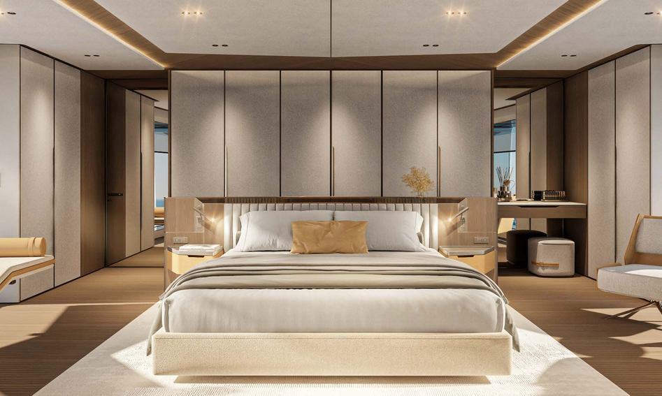 Azimut Grande 36M Evo Gen 2, Accommodation