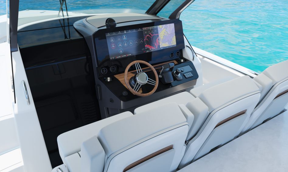 Tiara 35LS, Helm Station