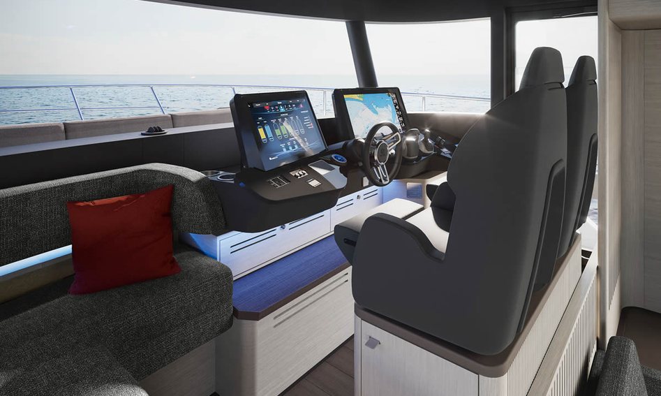 Absolute Navetta 66 , Helm Station